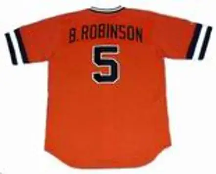 BROOKS ROBINSON Baltimore Orioles 1971 Majestic Cooperstown Throwback Jersey 