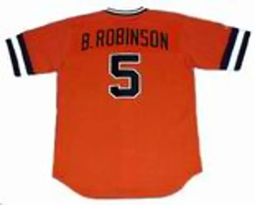 BROOKS ROBINSON Baltimore Orioles 1971 Majestic Cooperstown Throwback Jersey 