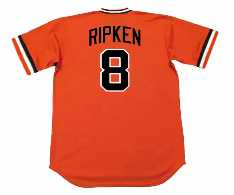CAL RIPKEN Jr. Baltimore Orioles 1983 Majestic Cooperstown Alternate Baseball Jersey 