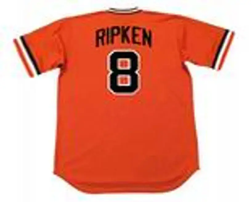 CAL RIPKEN Jr. Baltimore Orioles 1983 Majestic Cooperstown Alternate Baseball Jersey 