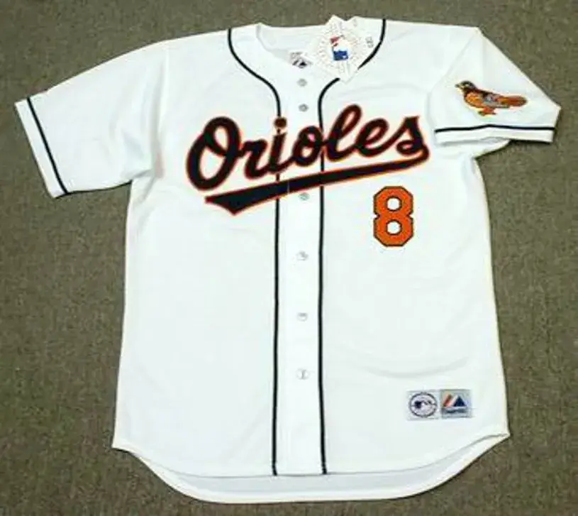 CAL RIPKEN Jr. Baltimore Orioles 1995 Majestic Throwback Baseball Jersey