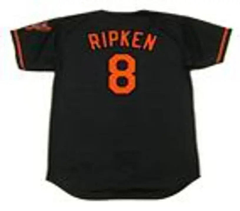 CAL RIPKEN Jr. Baltimore Orioles 2001 Majestic Alternate Throwback Baseball Jersey 