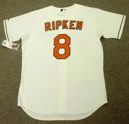 CAL RIPKEN Jr. Baltimore Orioles Majestic Authentic Home Baseball Jersey 