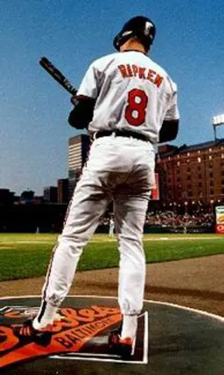 CAL RIPKEN Jr. Baltimore Orioles Majestic Home Throwback Baseball Jersey 