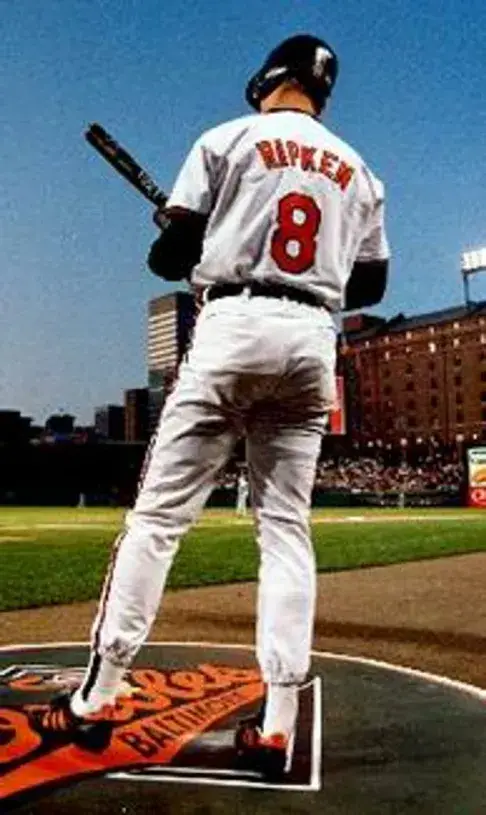 CAL RIPKEN Jr. Baltimore Orioles Majestic Home Throwback Baseball Jersey 