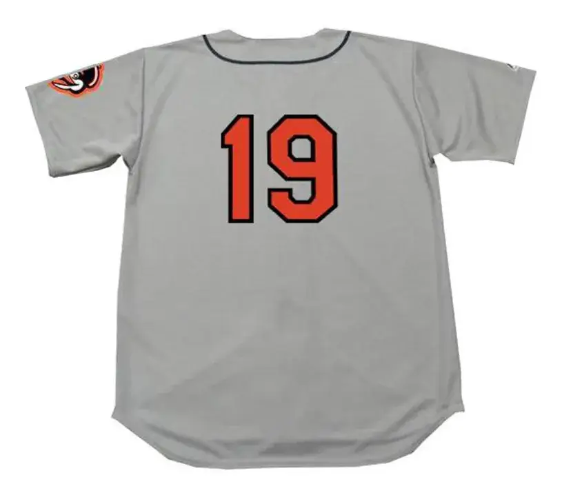 DAVE McNALLY Baltimore Orioles 1963 Majestic Cooperstown Away Baseball Jersey