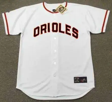 DAVE McNALLY Baltimore Orioles 1965 Majestic Cooperstown Home Baseball Jersey