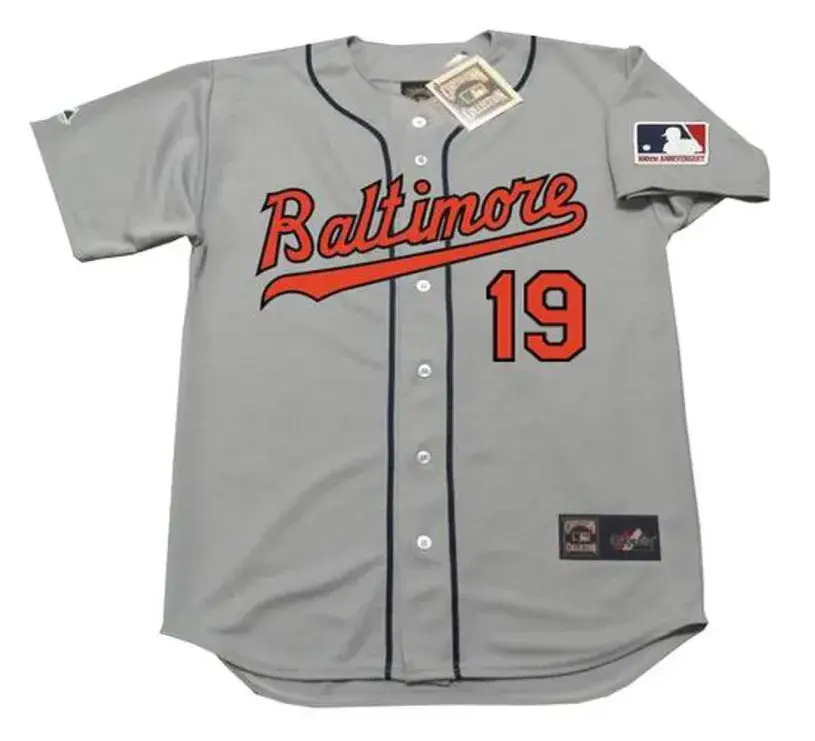 DAVE McNALLY Baltimore Orioles 1969 Majestic Cooperstown Away Baseball Jersey