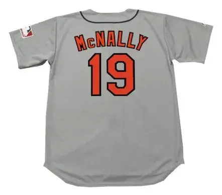 DAVE McNALLY Baltimore Orioles 1969 Majestic Cooperstown Away Baseball Jersey 