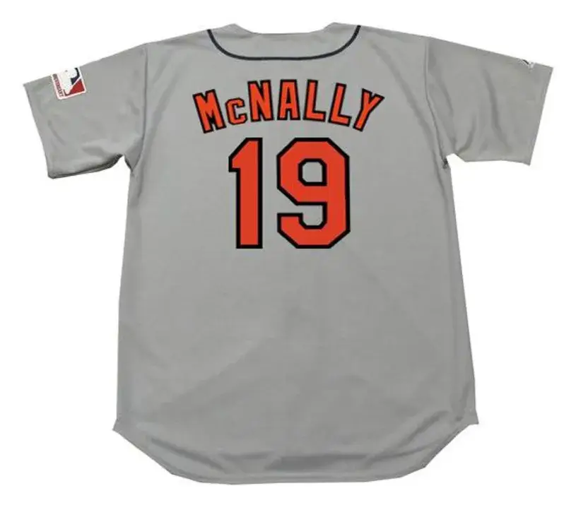 DAVE McNALLY Baltimore Orioles 1969 Majestic Cooperstown Away Baseball Jersey 