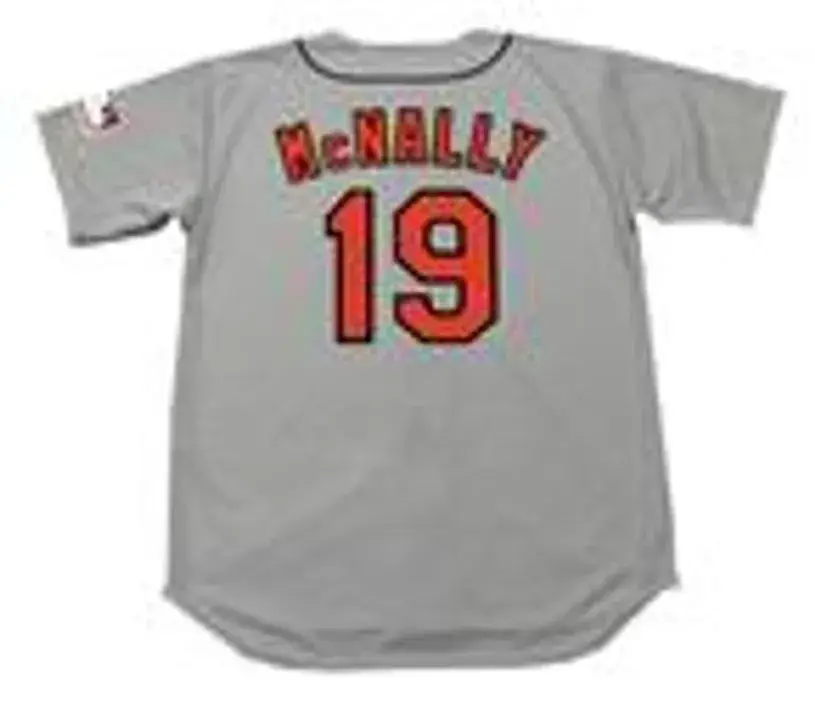 DAVE McNALLY Baltimore Orioles 1969 Majestic Cooperstown Away Baseball Jersey 