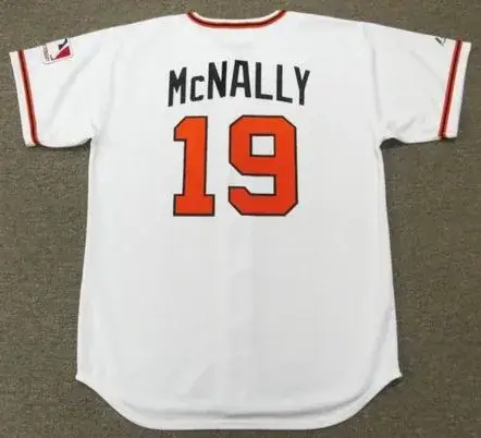 DAVE McNALLY Baltimore Orioles 1969 Majestic Cooperstown Home Baseball Jersey 