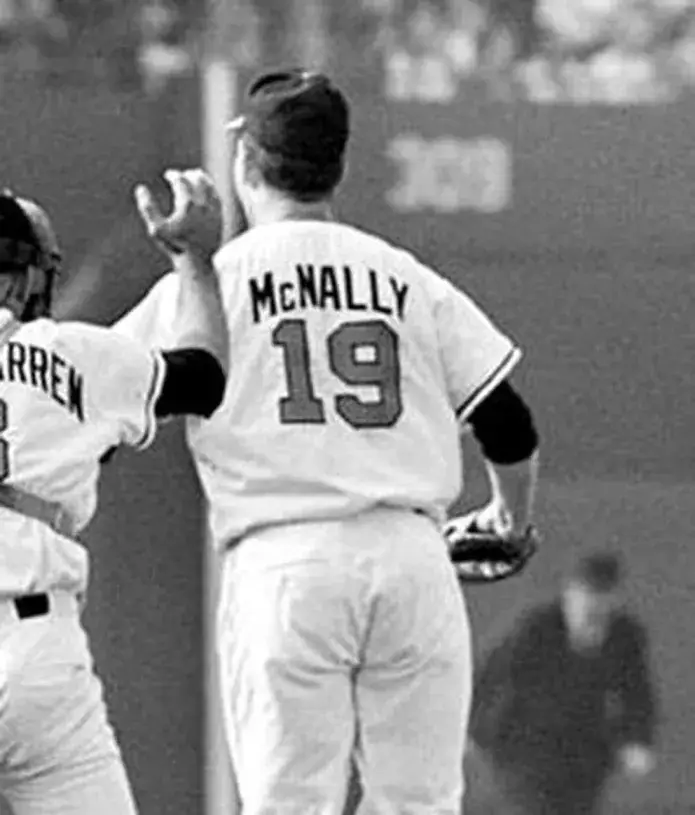 DAVE McNALLY Baltimore Orioles 1969 Majestic Cooperstown Home Baseball Jersey 