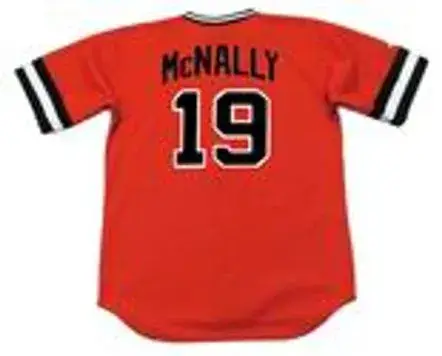 DAVE McNALLY Baltimore Orioles 1971 Majestic Cooperstown Throwback Baseball Jersey 
