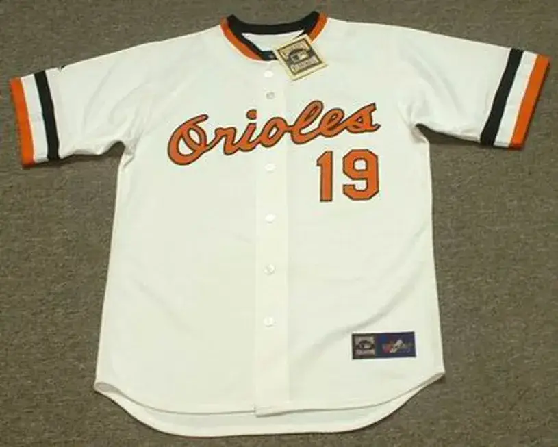 DAVE McNALLY Baltimore Orioles 1974 Majestic Cooperstown Throwback Baseball Jersey