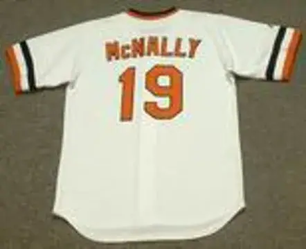 DAVE McNALLY Baltimore Orioles 1974 Majestic Cooperstown Throwback Baseball Jersey 