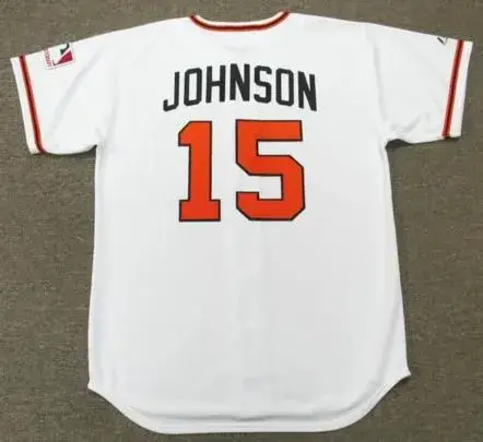 DAVEY JOHNSON Baltimore Orioles 1969 Majestic Cooperstown Home Baseball Jersey 