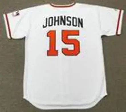 DAVEY JOHNSON Baltimore Orioles 1969 Majestic Cooperstown Home Baseball Jersey 