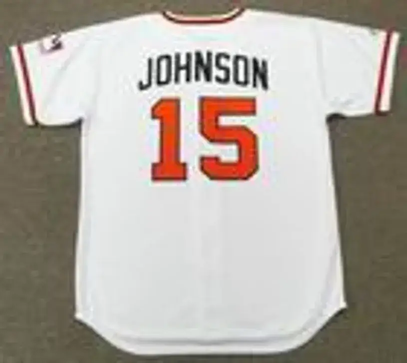 DAVEY JOHNSON Baltimore Orioles 1969 Majestic Cooperstown Home Baseball Jersey 