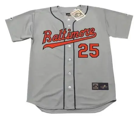 DON BAYLOR Baltimore Orioles 1970 Majestic Cooperstown Away Baseball Jersey