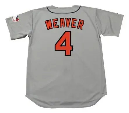 EARL WEAVER Baltimore Orioles 1969 Majestic Cooperstown Away Baseball Jersey 