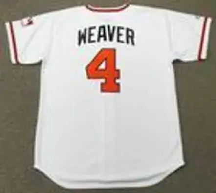 EARL WEAVER Baltimore Orioles 1969 Majestic Cooperstown Home Baseball Jersey 