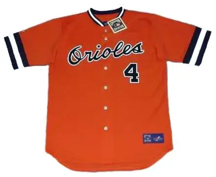 EARL WEAVER Baltimore Orioles 1971 Majestic Cooperstown Throwback Baseball Jersey