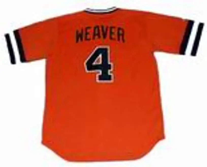 EARL WEAVER Baltimore Orioles 1971 Majestic Cooperstown Throwback Baseball Jersey 