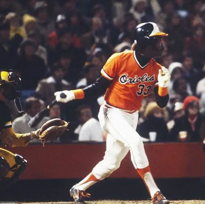 EDDIE MURRAY Baltimore Orioles 1979 Majestic Cooperstown Baseball Jersey 