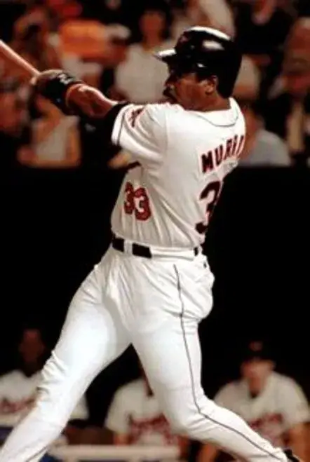 EDDIE MURRAY Baltimore Orioles 1996 Majestic Throwback Baseball Jersey 