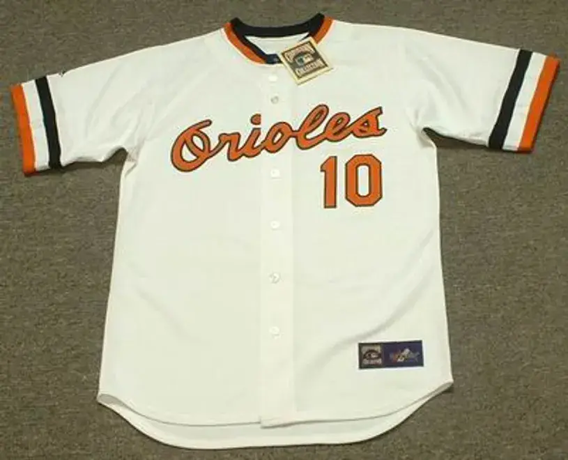 ELROD HENDRICKS Baltimore Orioles 1974 Majestic Cooperstown Throwback Jersey