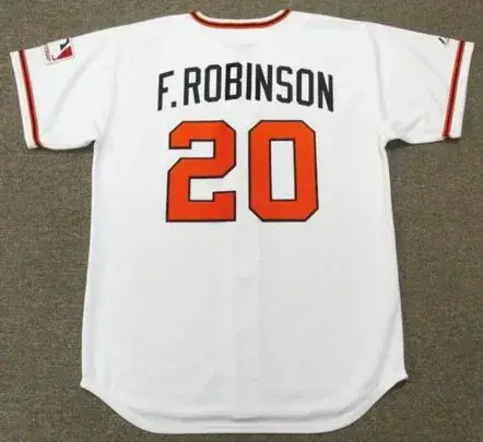FRANK ROBINSON Baltimore Orioles 1969 Home Majestic Throwback Baseball Jersey 