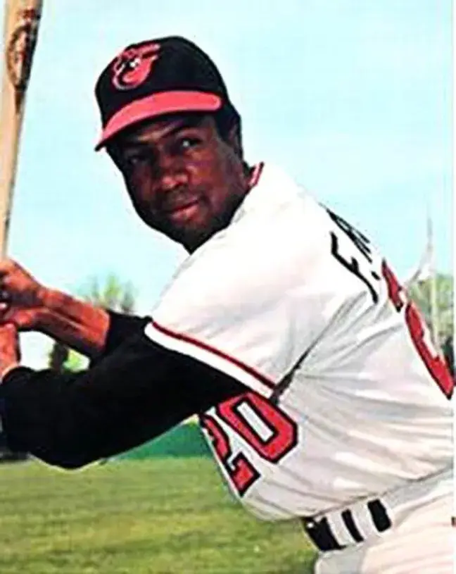 FRANK ROBINSON Baltimore Orioles 1969 Home Majestic Throwback Baseball Jersey 