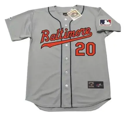 FRANK ROBINSON Baltimore Orioles 1969 Majestic Cooperstown Away Baseball Jersey