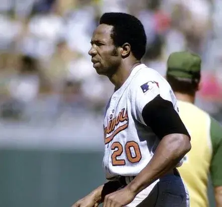 FRANK ROBINSON Baltimore Orioles 1969 Majestic Cooperstown Away Baseball Jersey 