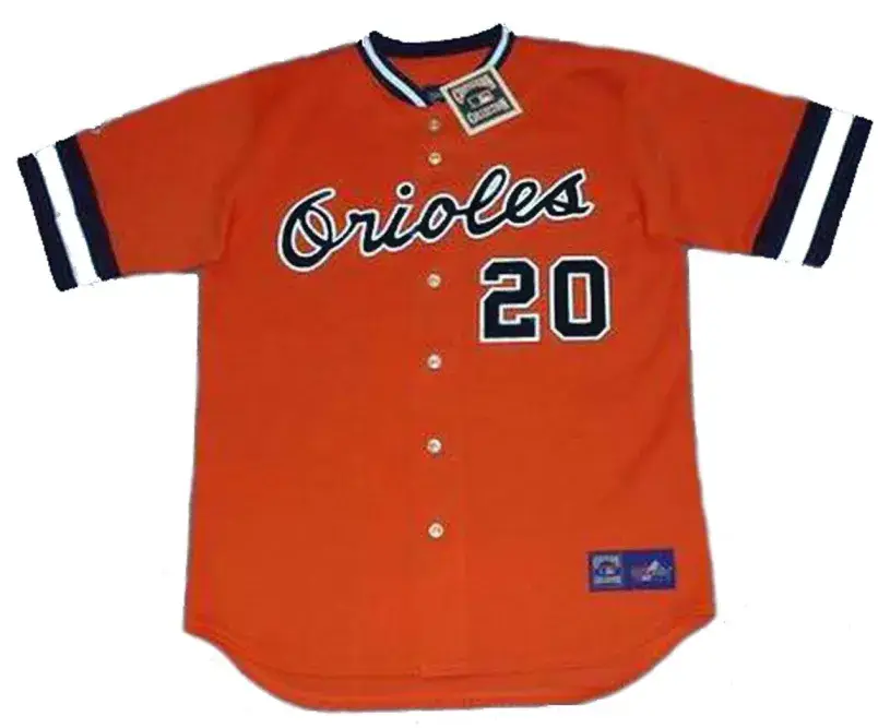 FRANK ROBINSON Baltimore Orioles 1971 Majestic Cooperstown Alternate Jersey