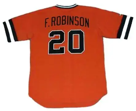 FRANK ROBINSON Baltimore Orioles 1971 Majestic Cooperstown Alternate Jersey 