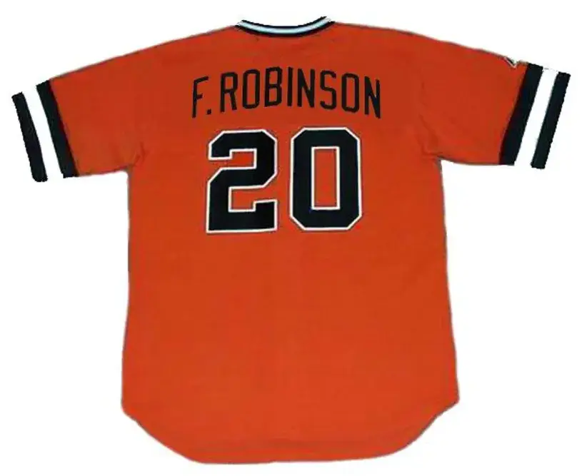 FRANK ROBINSON Baltimore Orioles 1971 Majestic Cooperstown Alternate Jersey 