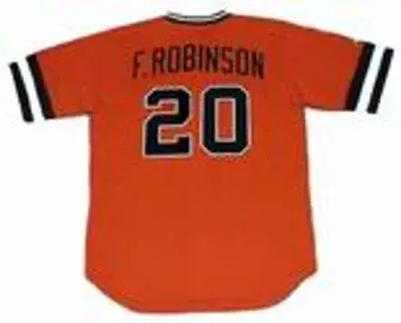 FRANK ROBINSON Baltimore Orioles 1971 Majestic Cooperstown Alternate Jersey 