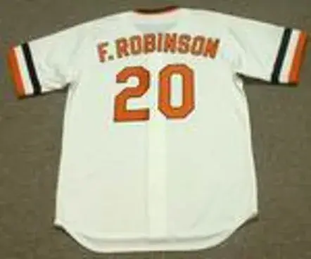 FRANK ROBINSON Baltimore Orioles 1971 Majestic Cooperstown Throwback Jersey 