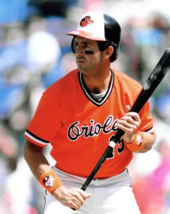 FRED LYNN Baltimore Orioles 1986 Majestic Cooperstown Baseball Jersey 