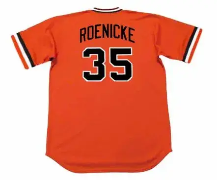 GARY ROENICKE Baltimore Orioles 1979 Majestic Cooperstown Baseball Jersey 
