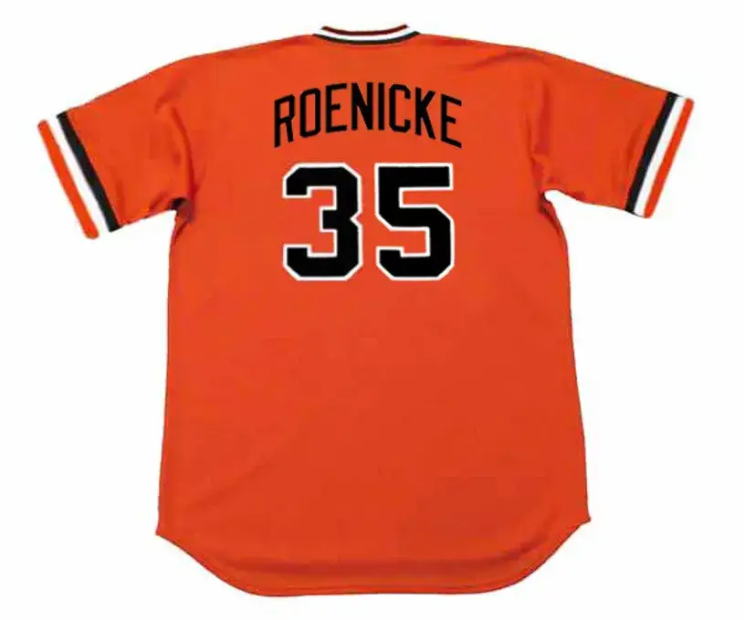 GARY ROENICKE Baltimore Orioles 1979 Majestic Cooperstown Baseball Jersey 