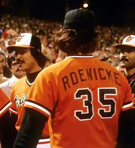 GARY ROENICKE Baltimore Orioles 1979 Majestic Cooperstown Baseball Jersey 