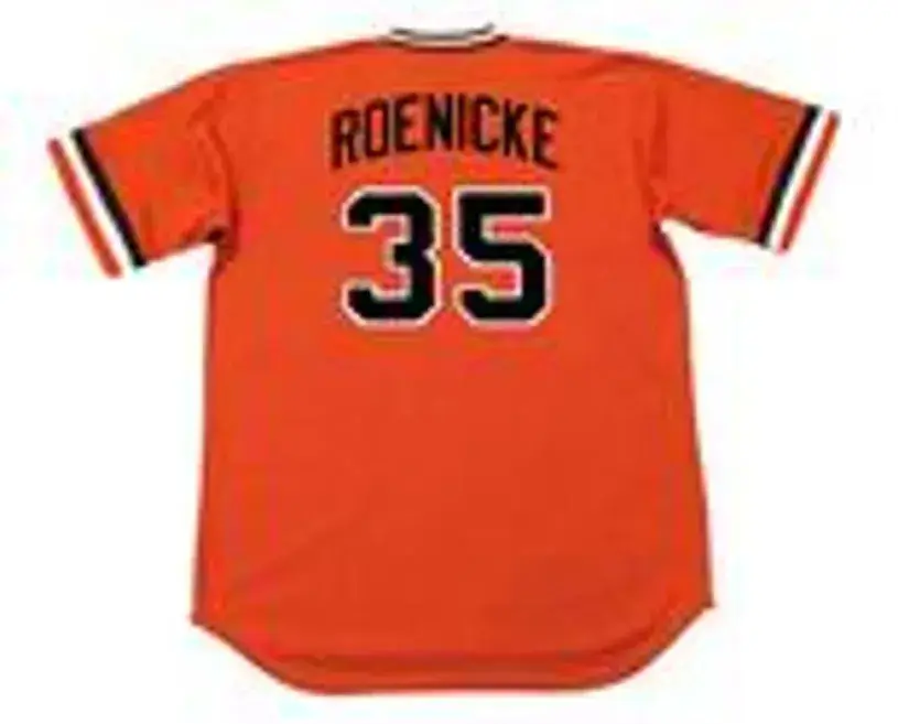 GARY ROENICKE Baltimore Orioles 1979 Majestic Cooperstown Baseball Jersey 