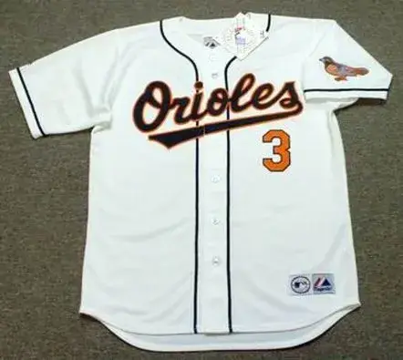 HAROLD BAINES Baltimore Orioles 1995 Majestic Throwback Baseball Jersey