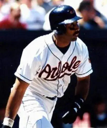 HAROLD BAINES Baltimore Orioles 1995 Majestic Throwback Baseball Jersey 