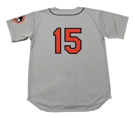 HOYT WILHELM Baltimore Orioles 1960 Majestic Cooperstown Away Baseball Jersey