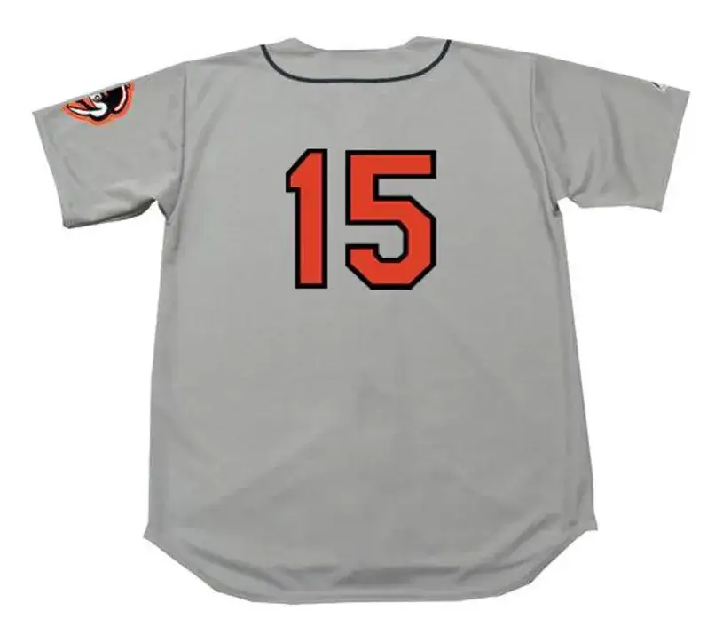 HOYT WILHELM Baltimore Orioles 1960 Majestic Cooperstown Away Baseball Jersey