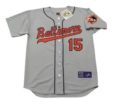 HOYT WILHELM Baltimore Orioles 1960 Majestic Cooperstown Away Baseball Jersey 